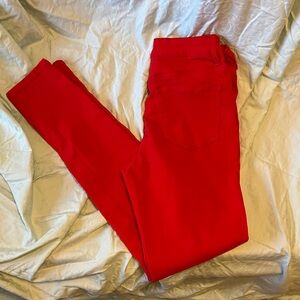 Hybrid & Company Vibrant Red Women's Skinny Jeans